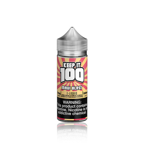 Keep It 100 E-Liquid - Maui Blast (Tropical Blast) - 100ml background